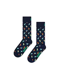 HAPPY SOCKS | Damen Socken FLAMINGO 36-40 navy | Blu scuro