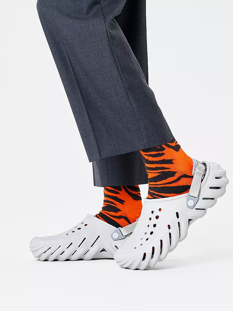 HAPPY SOCKS | Damen Socken FLUFFY ZEBRA 36-40 orange | Arancione