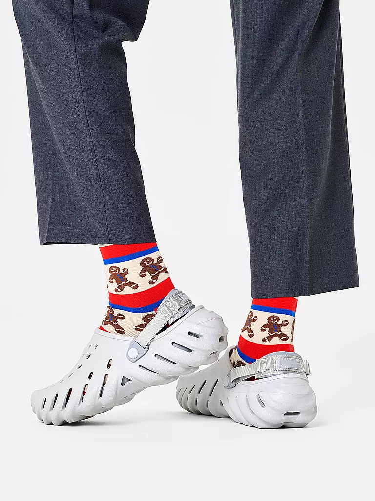 HAPPY SOCKS | Damen Socken GINGERBREAD Gr. 36 - 40 red | Rosso