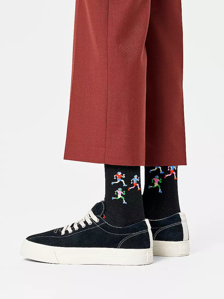 HAPPY SOCKS | Damen Socken RUNNERS SOCK  36-40 black | Nero