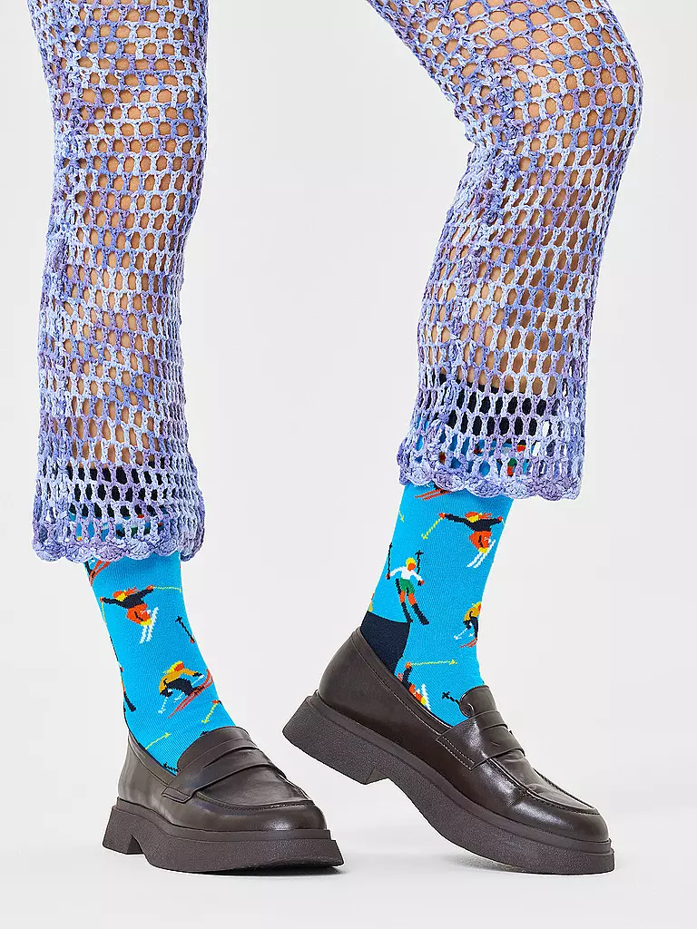 HAPPY SOCKS | Damen Socken SKIING 36-40 blue | Blu