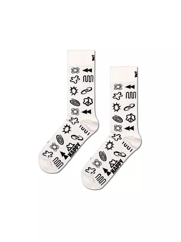 HAPPY SOCKS | Damen Socken TECHY SOCK 36-40 white | Crema