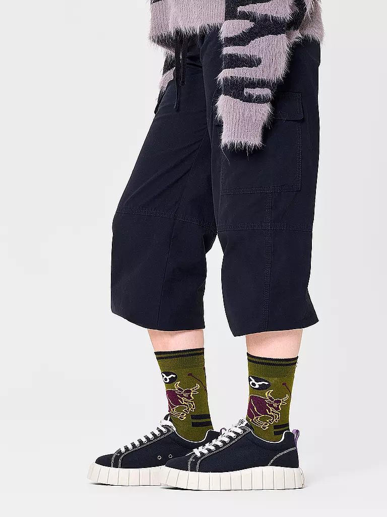 HAPPY SOCKS | Herren Socken 41-46 STIER dark green | Verde scuro
