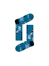 HAPPY SOCKS | Herren Socken 41-46 WASSERMANN turquoise | Petrolio