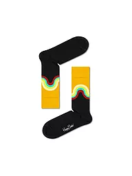 HAPPY SOCKS | Herren Socken JUMBO WAVE black / multi | Nero