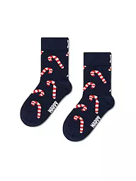 HAPPY SOCKS | Kinder Socken CANDY CANE navy | Blu scuro