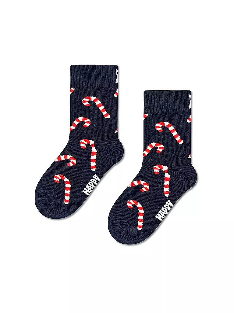 HAPPY SOCKS | Kinder Socken CANDY CANE navy | Blu scuro