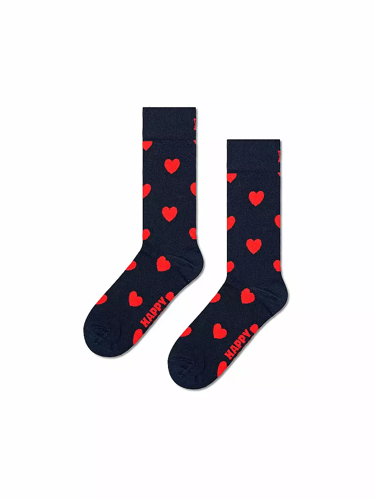 HAPPY SOCKS | Set regalo da donna, confezione da 2, SAN VALENTINO 36-40 blu | 