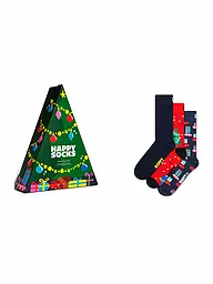 HAPPY SOCKS | Set regalo da donna, confezione da 3 pz. HOLIDAY 36-40 green | Verde