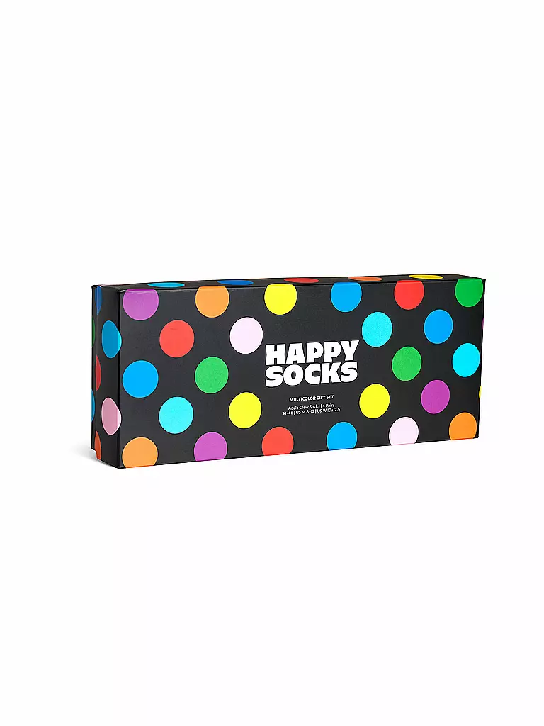 HAPPY SOCKS | Set regalo da donna, confezione da 4, MULTI 36-40 nero | 