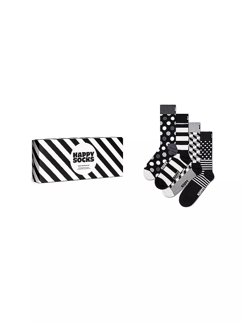 HAPPY SOCKS | Set regalo da donna BLACK & WHITE 36 - 40 nero | 