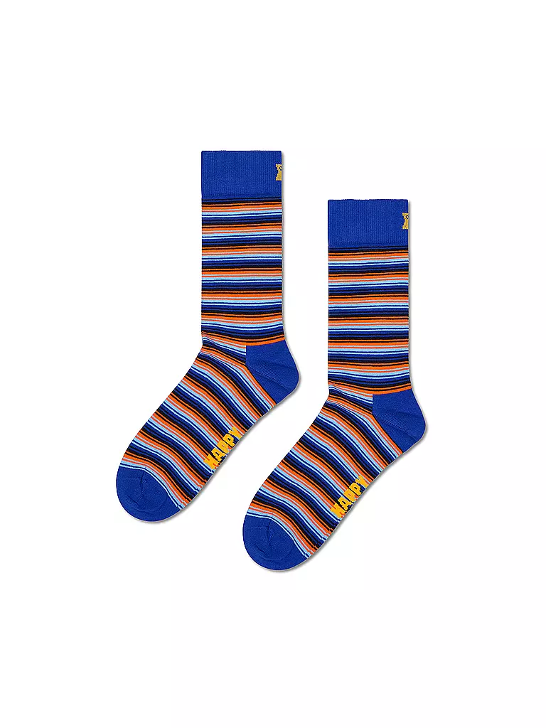 HAPPY SOCKS | Set regalo da uomo, confezione da 24, CALENDARIO DELL'AVVENTO 41-46 blu navy | Blu scuro