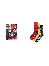 HAPPY SOCKS | Set regalo da uomo, confezione da 3, SPIDER MAN 41-46 viola | Multicolore