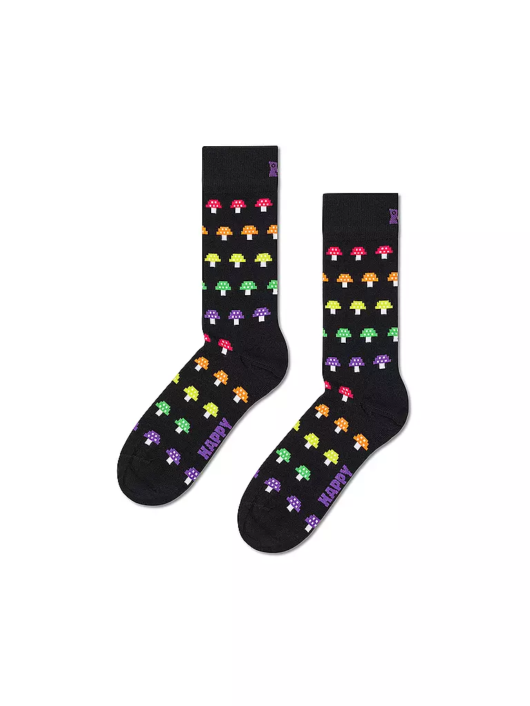 HAPPY SOCKS | Set regalo da uomo, confezione da 4, GAMER, 41-46, nero | 