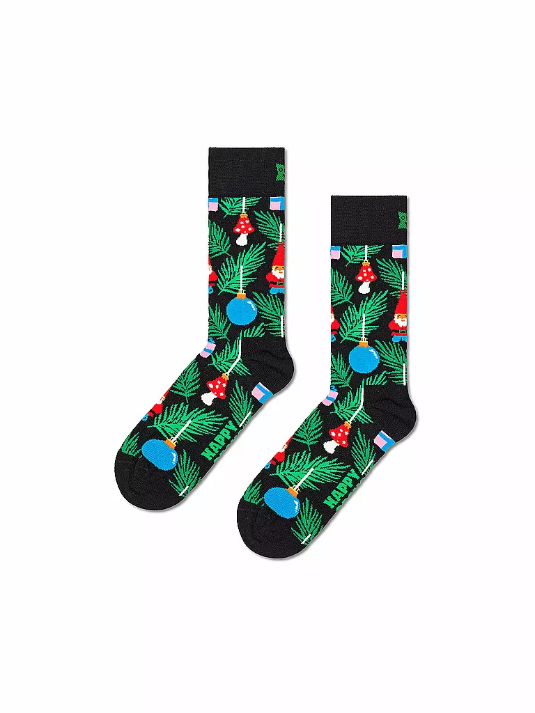 HAPPY SOCKS | Set regalo natalizio da donna, confezione da 3, taglia 36-40, blu navy | 