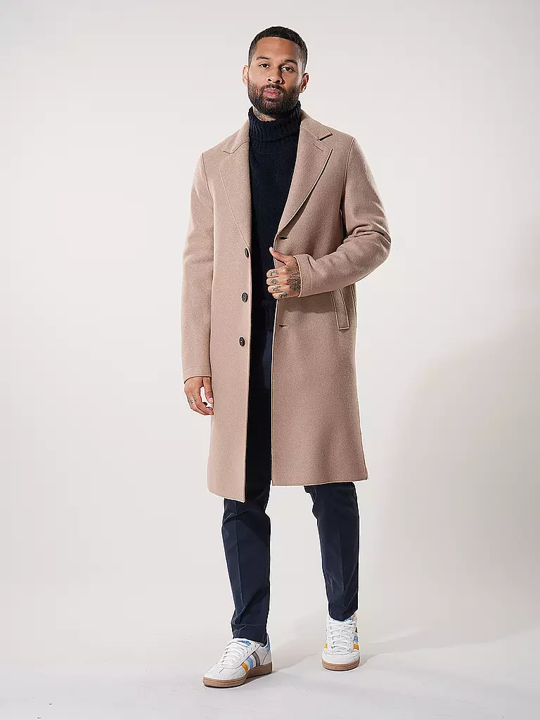 HARRIS WHARF LONDON | Cappotto di lana | Cammello