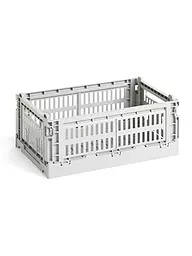 HAY | Cassa di stoccaggio Colour Crate S | Grigio chiaro