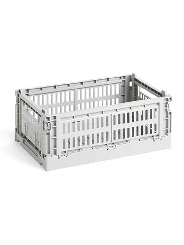 HAY | Cassa di stoccaggio Colour Crate S | Grigio chiaro