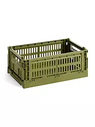HAY | Cassa di stoccaggio Colour Crate S | Oliva