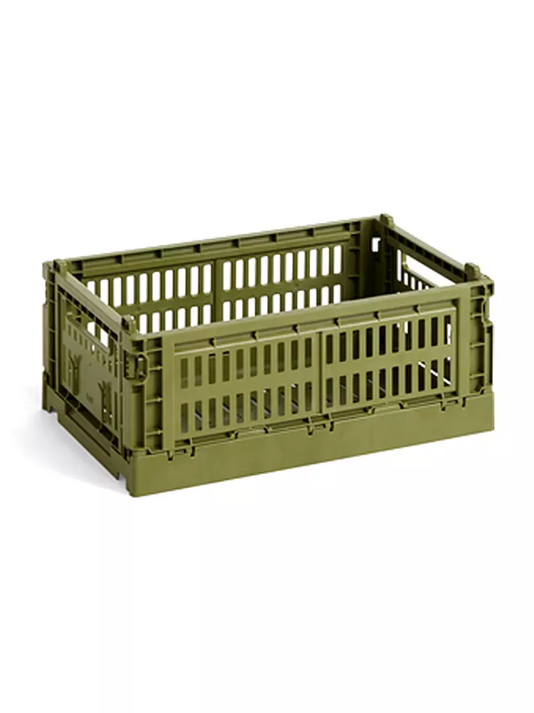 HAY | Cesta portaoggetti Colour Crate S | Oliva