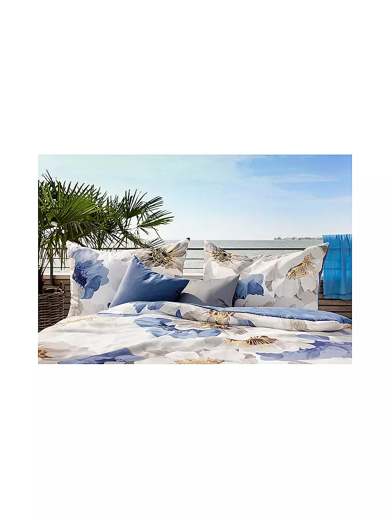 HEFEL | Biancheria da letto in Tencel Antibes 70x90cm / 140x200cm Blu | 