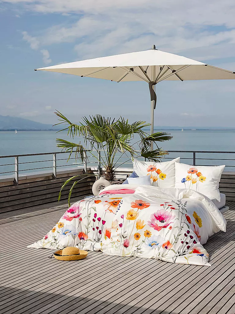 HEFEL | Biancheria da letto in Tencel Saint Tropez 70x90cm / 140x200cm Avorio | Beige