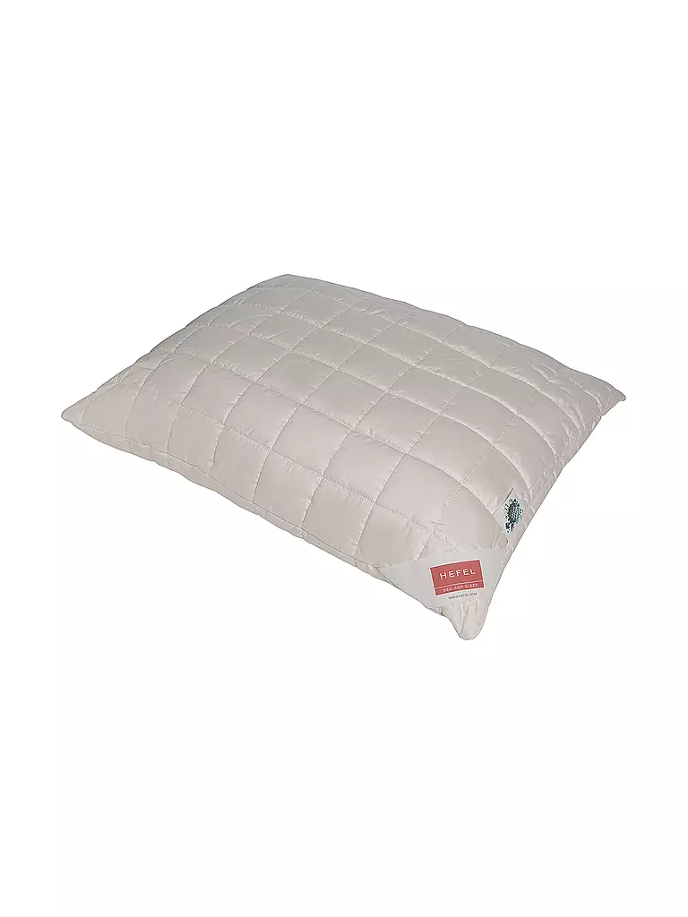 HEFEL | Cuscino "Bio Wool" 40x80cm (Champagne) | Crema