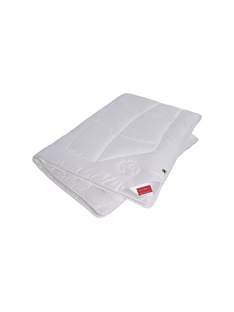 HEFEL | Piumone estivo KlimaControl Fair 140x220cm 390g | Bianco
