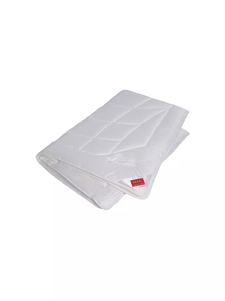 HEFEL | Piumone estivo PURE MAIZE 200x200cm (390g) | Bianco