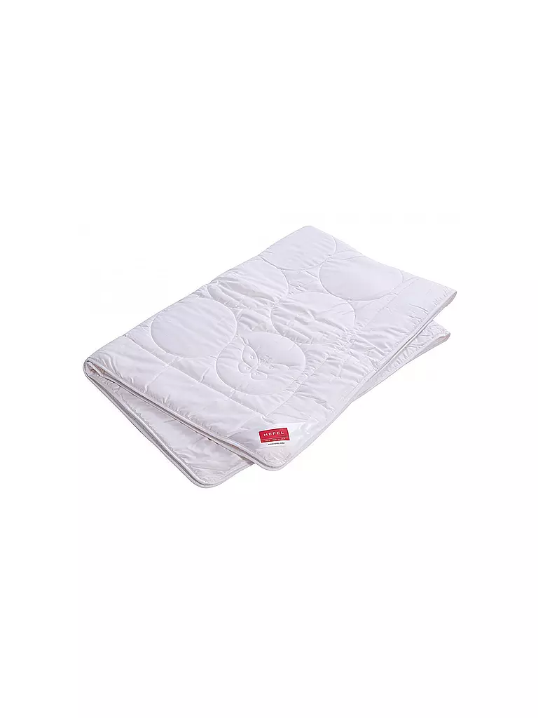 HEFEL | Piumone estivo Silk Dream 140x200cm 600g | Bianco