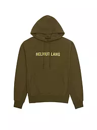 HELMUT LANG | Felpa con cappuccio - Hoodie | Oliva