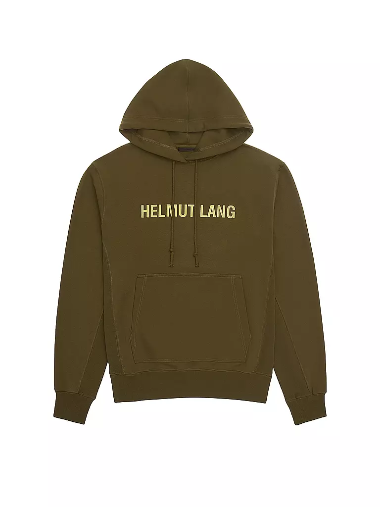 HELMUT LANG | Felpa con cappuccio - Hoodie | Oliva