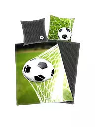 HERDING | Kinder Bettwäsche Fußball 70x90cm / 140x200cm Gruen | Verde