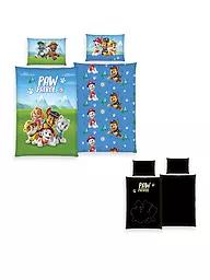 HERDING | Kinder Bettwäsche Paw Patrol 70x90cm / 140x200cm Glow in the Dark | Multicolore