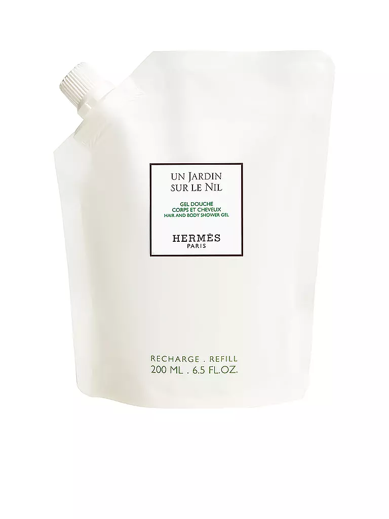 HERMÈS | Un Jardin sur le Nil, set di ricarica gel doccia corpo e capelli 200 ml | Senza colore
