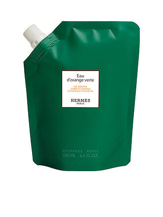 HERMÈS | Eau d'orange verte, set di ricarica gel doccia per corpo e capelli 200ml