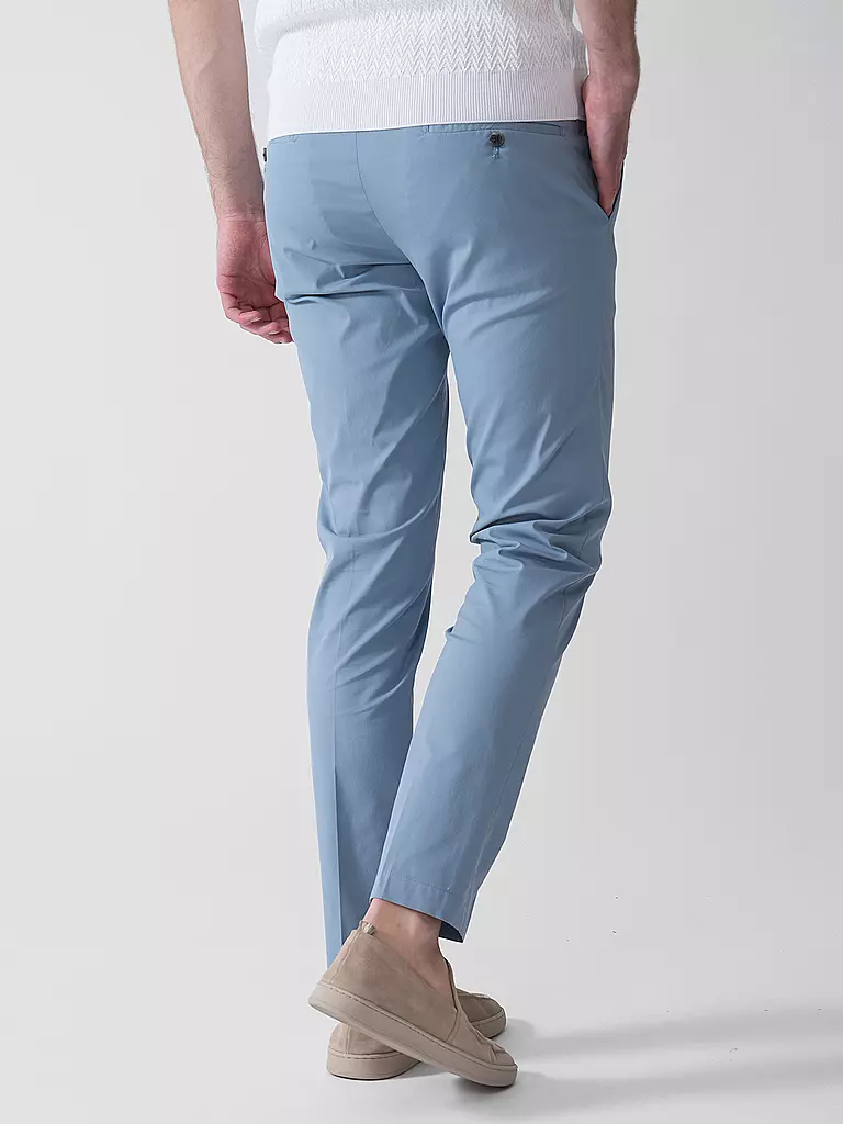 HILTL | Chino Slim Fit TARENT | Blu chiaro