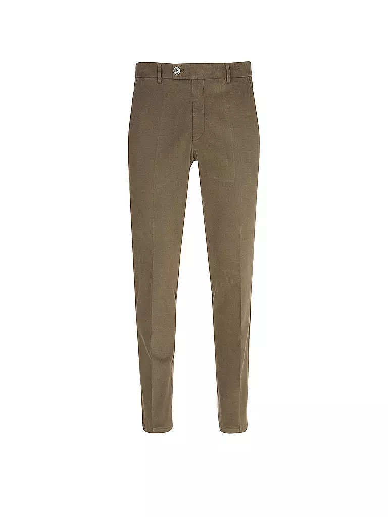 HILTL | Chino TRENTO Slim Fit | Oliva