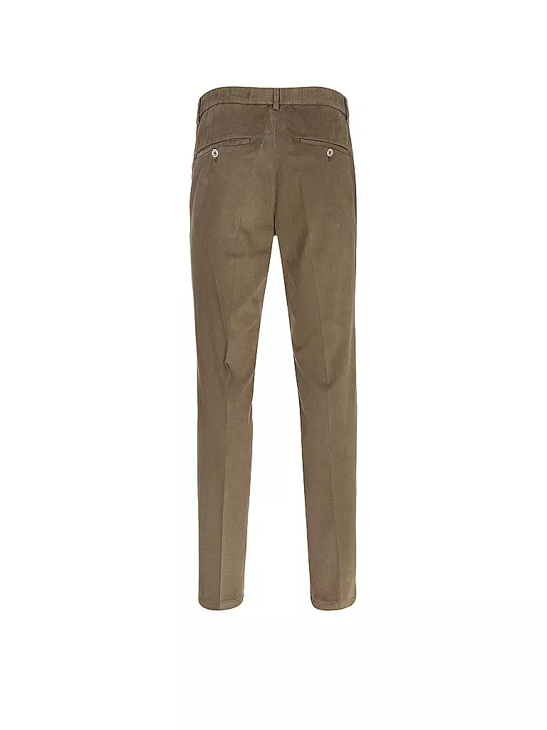 HILTL | Chino TRENTO Slim Fit | Oliva
