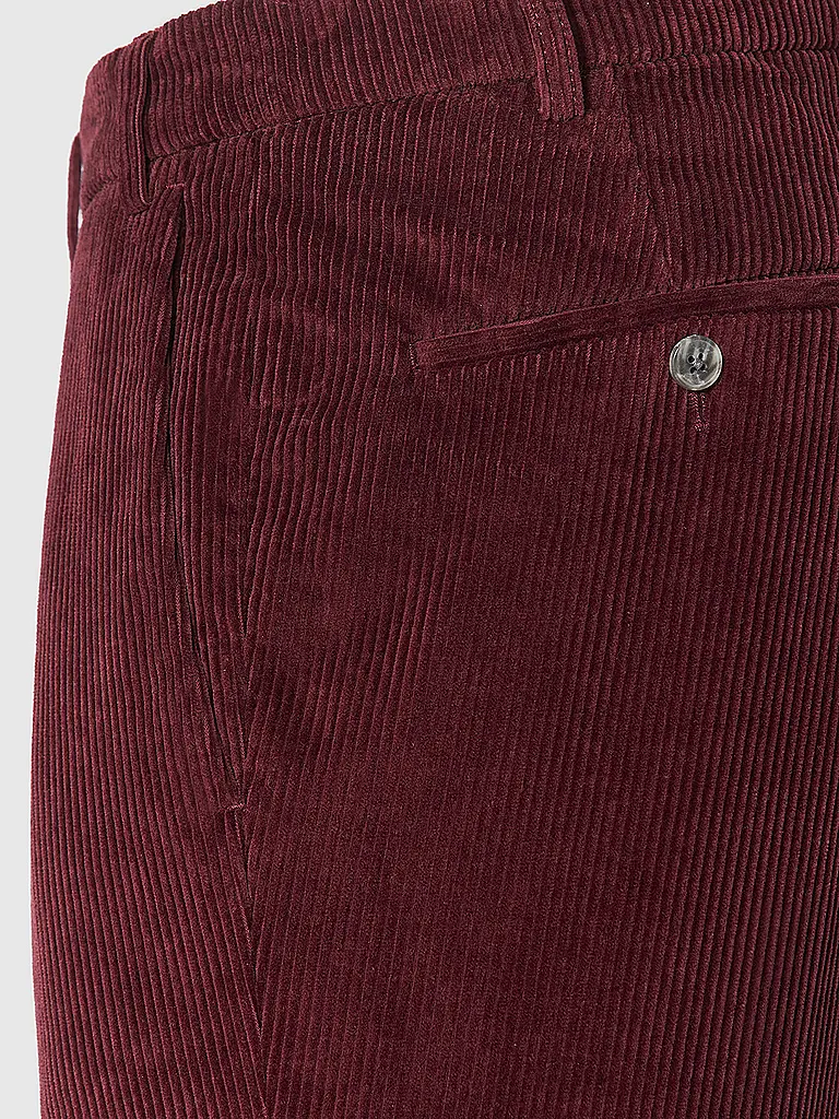 HILTL | Pantaloni in velluto a coste TILO GENUA | Rosso scuro