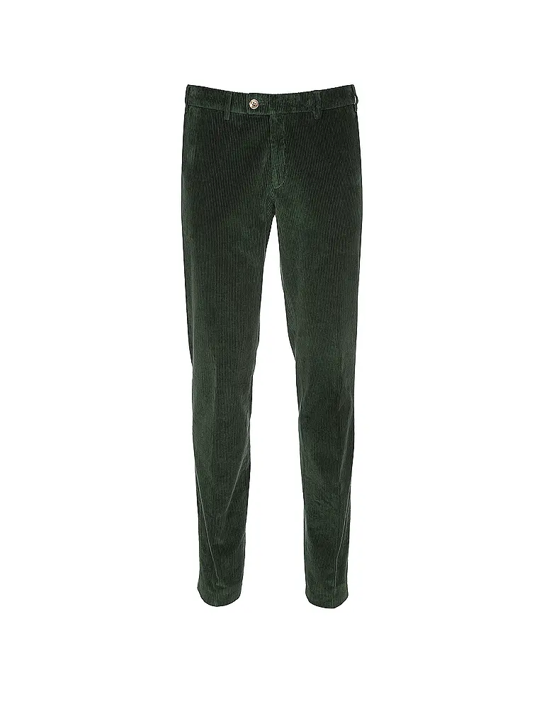 HILTL | Pantaloni in velluto a coste | Verde scuro