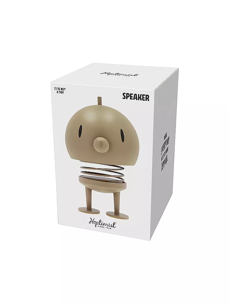 HOPTIMIST | Altoparlante Soft Bumble Speaker 15cm Soft Latte | Cammello
