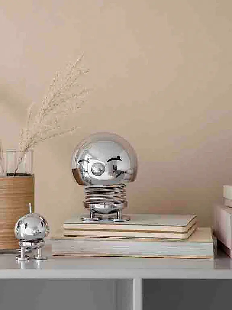 HOPTIMIST | Dekofigur Classic Bumble 7,6cm Chrome | Argento