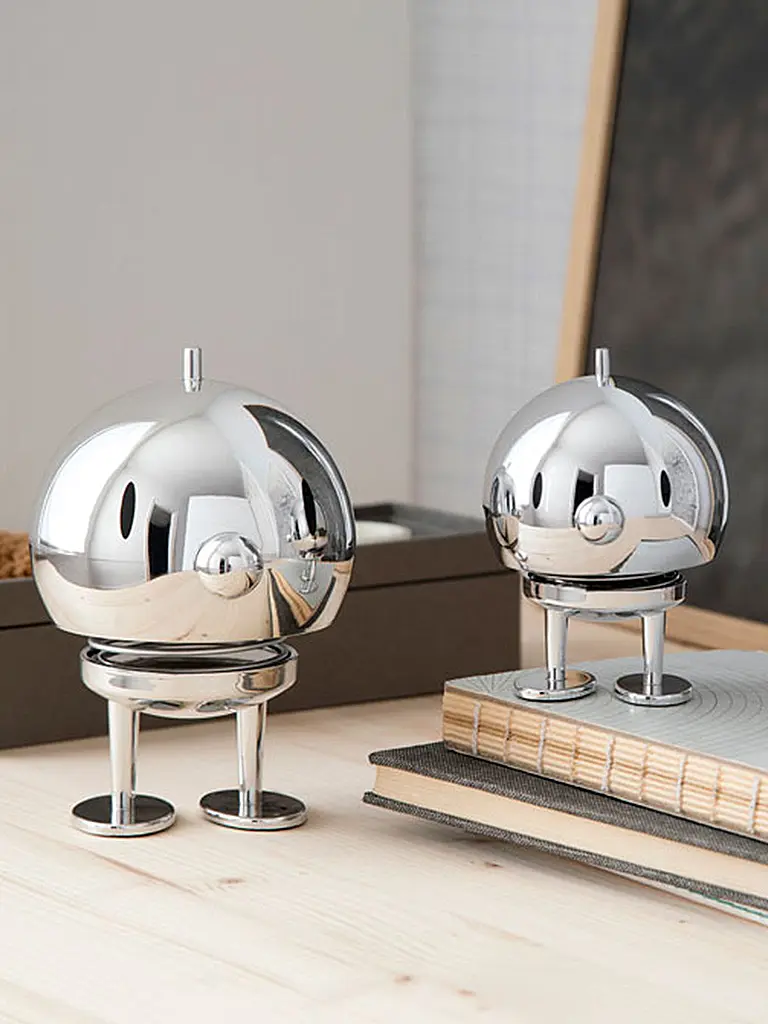 HOPTIMIST | Dekofigur Classic Bumble 7,6cm Chrome | Argento
