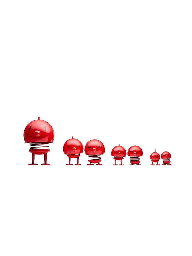 HOPTIMIST | Dekofigur Classic Bumble 7,6cm Red | Rosso
