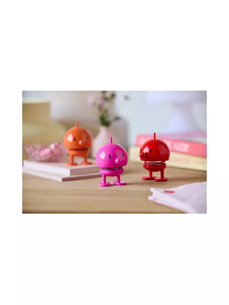 HOPTIMIST | Dekofigur Classic Bumble 7,6cm Red | Rosso