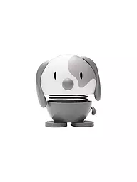 HOPTIMIST | Oggetto decorativo Dog 6,9cm Marrone | Grigio chiaro