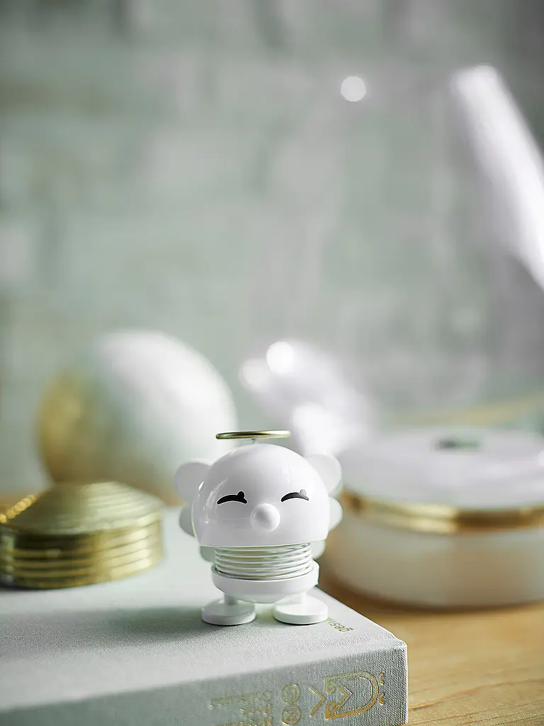 HOPTIMIST | Figura decorativa Angelo Bimble 7,1 cm Bianco | Bianco
