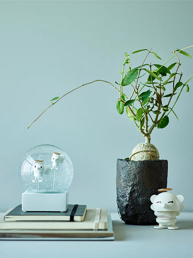 HOPTIMIST | Figura decorativa Angelo Bimble 7,1 cm Bianco | Bianco