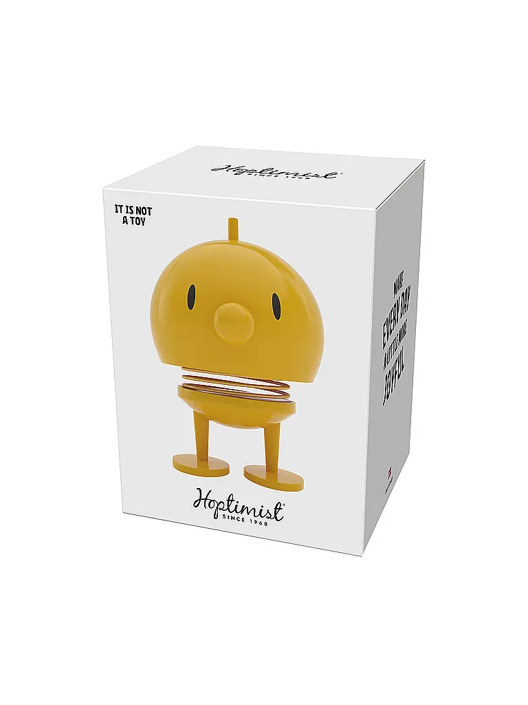 HOPTIMIST | Figura decorativa Classic Bumble 10,5 cm Giallo | 